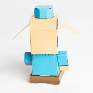 CUBLES Dog Man 3D Paperboard Constructable