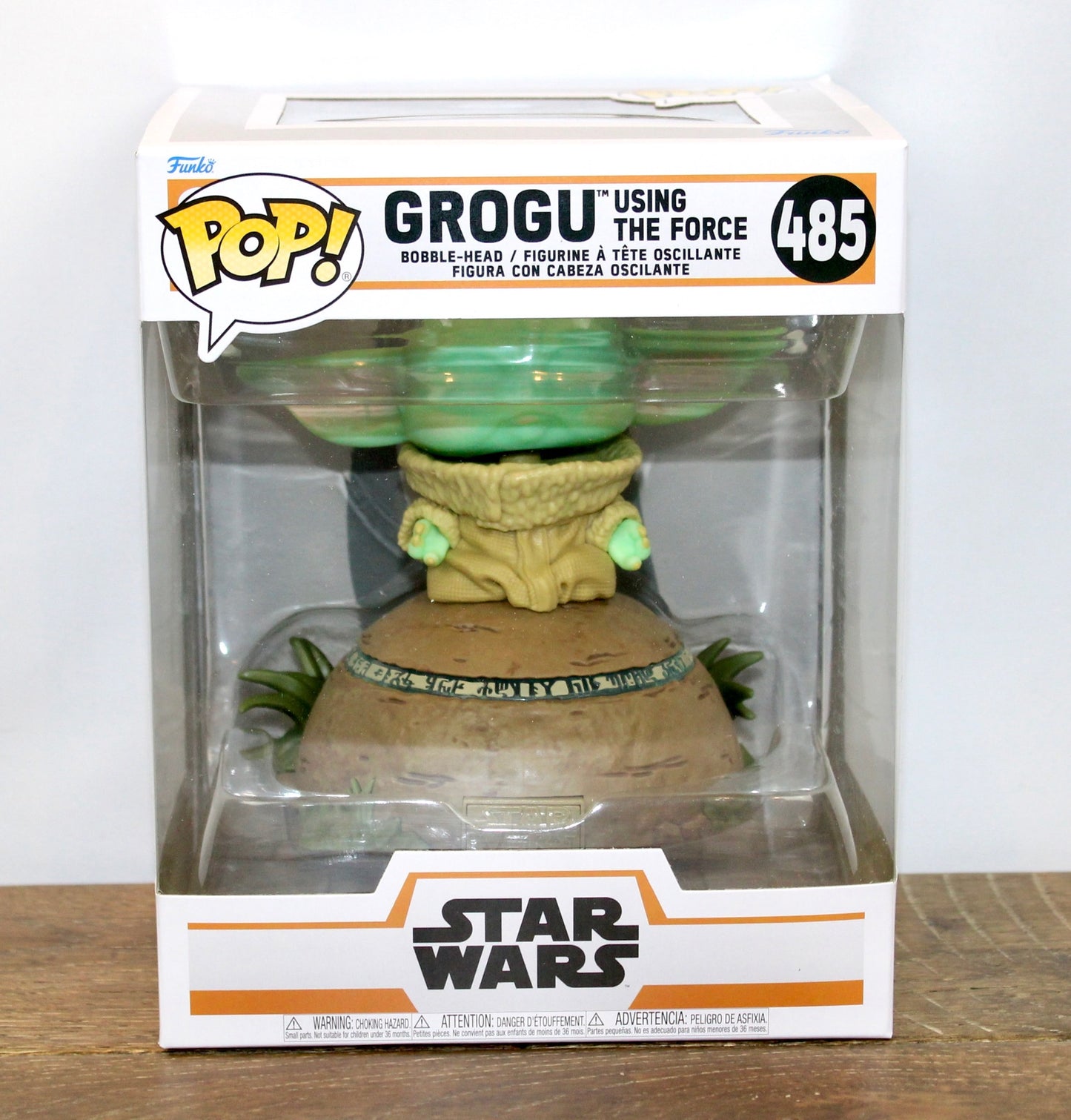 Star Wars Grogu Using the Force Lights and Sounds Funko Pop