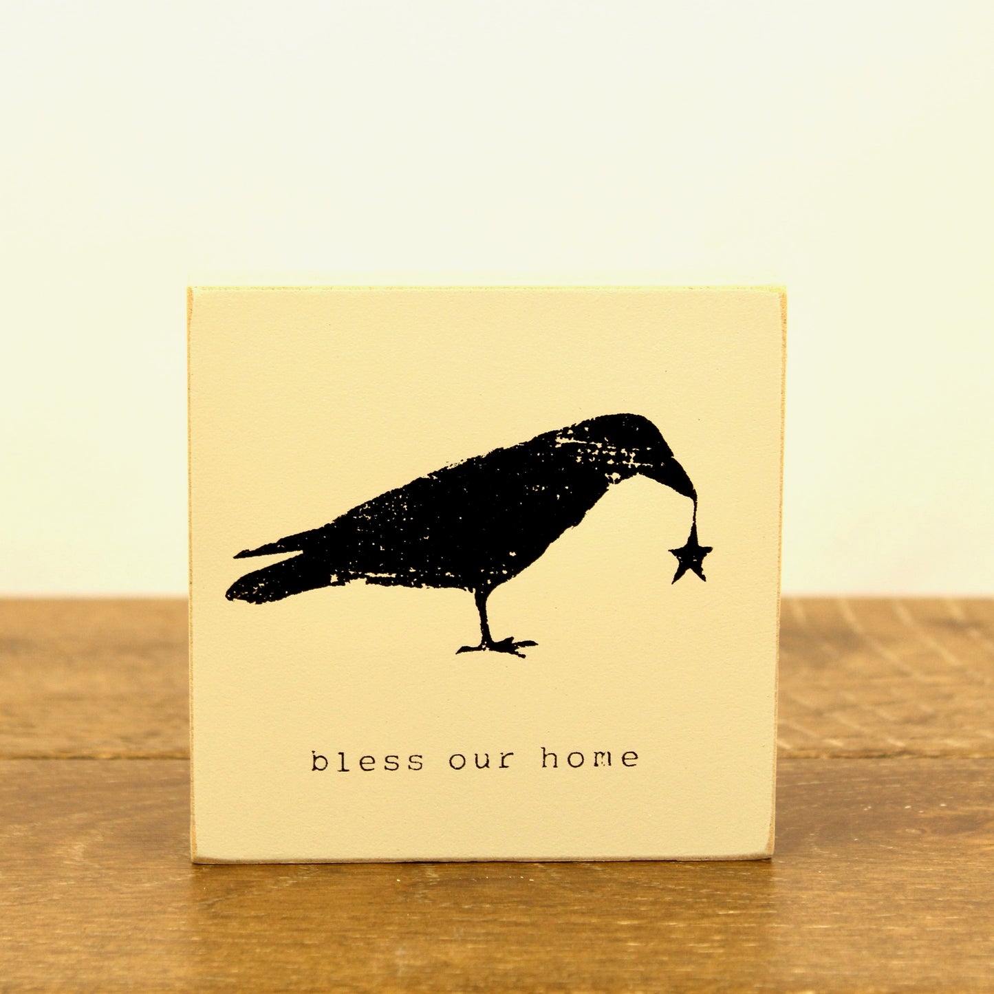 Live Simply Wood Block Bless our Home