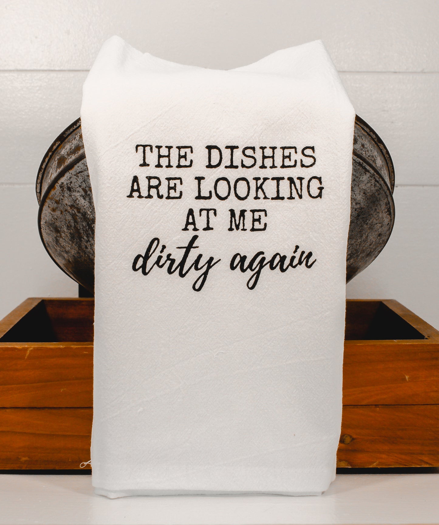 The Dishes Are Looking Funny Towel 16x24 Hand Towel