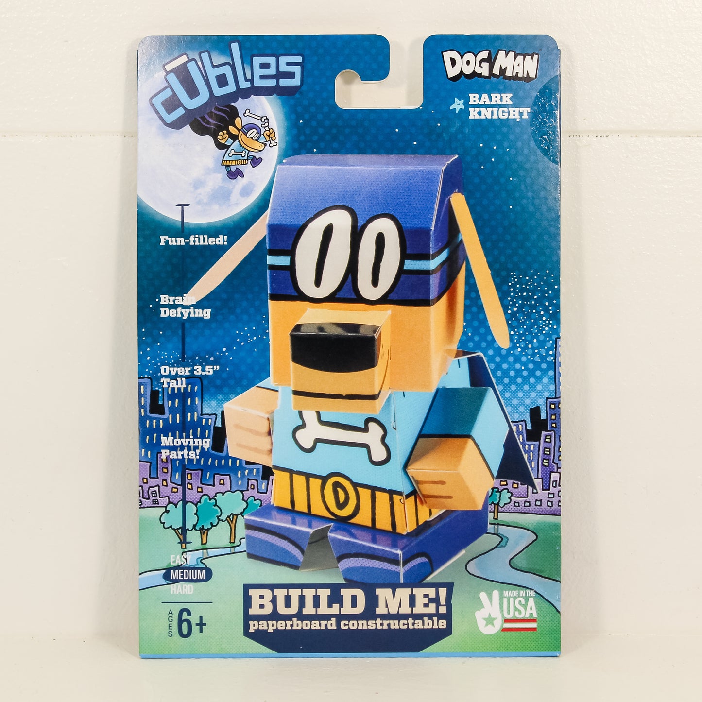 CUBLES Dog Man: Bark Knight 3D Paperboard Constructable