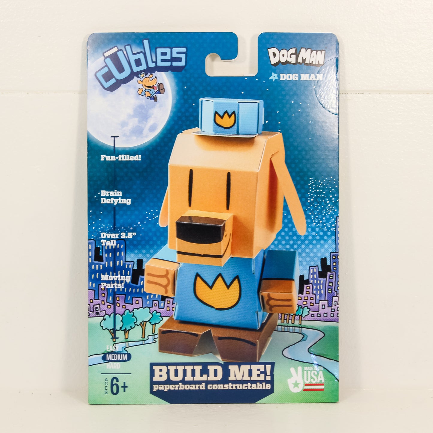 CUBLES Dog Man 3D Paperboard Constructable