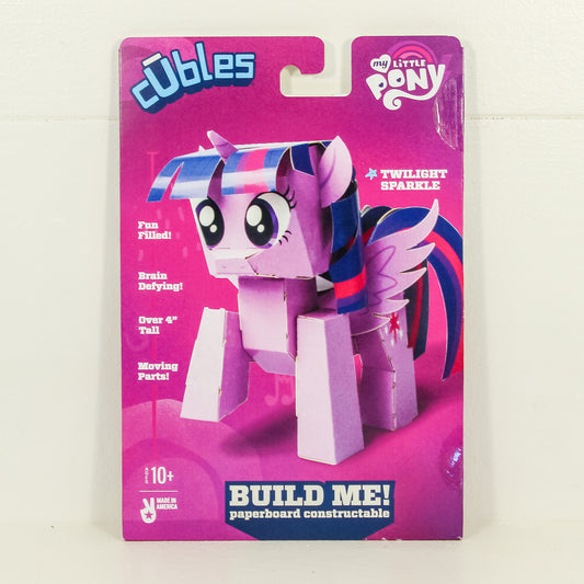 CUBLES My Little Pony Series 1 TWILIGHT SPARKLE 3D Paperboard Constructable