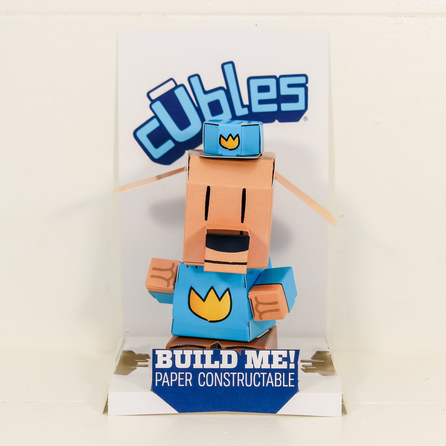 CUBLES Dog Man 3D Paperboard Constructable