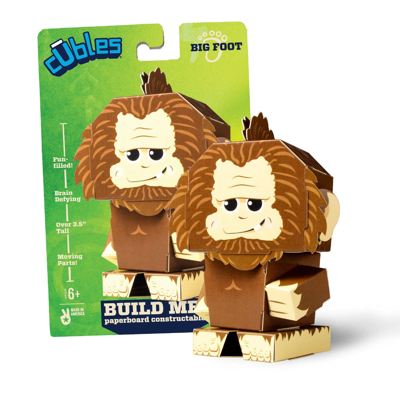 CUBLES X BIGFOOT 3D Paperboard Constructable