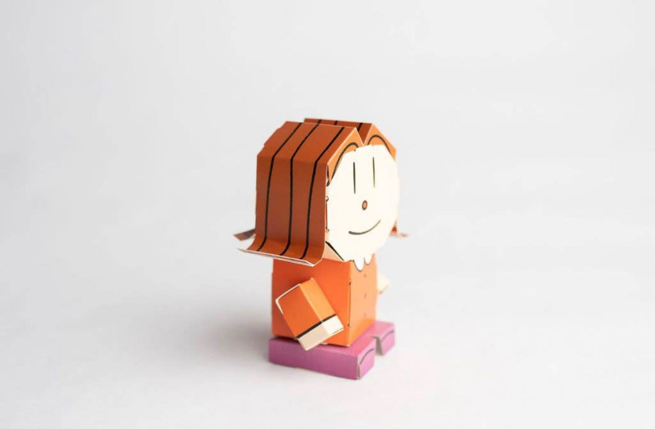 CUBLES Sarah Hatoff from Dog Man 3D Paperboard Constructable