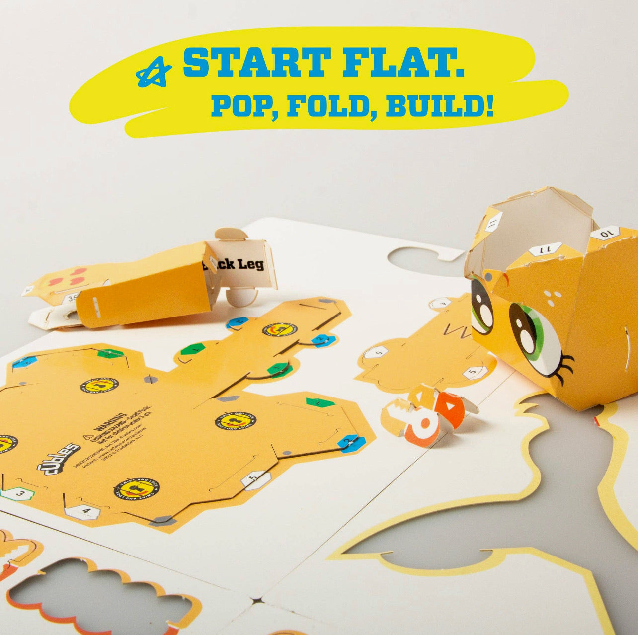 CUBLES My Little Pony Series 1 APPLEJACK 3D Paperboard Constructable