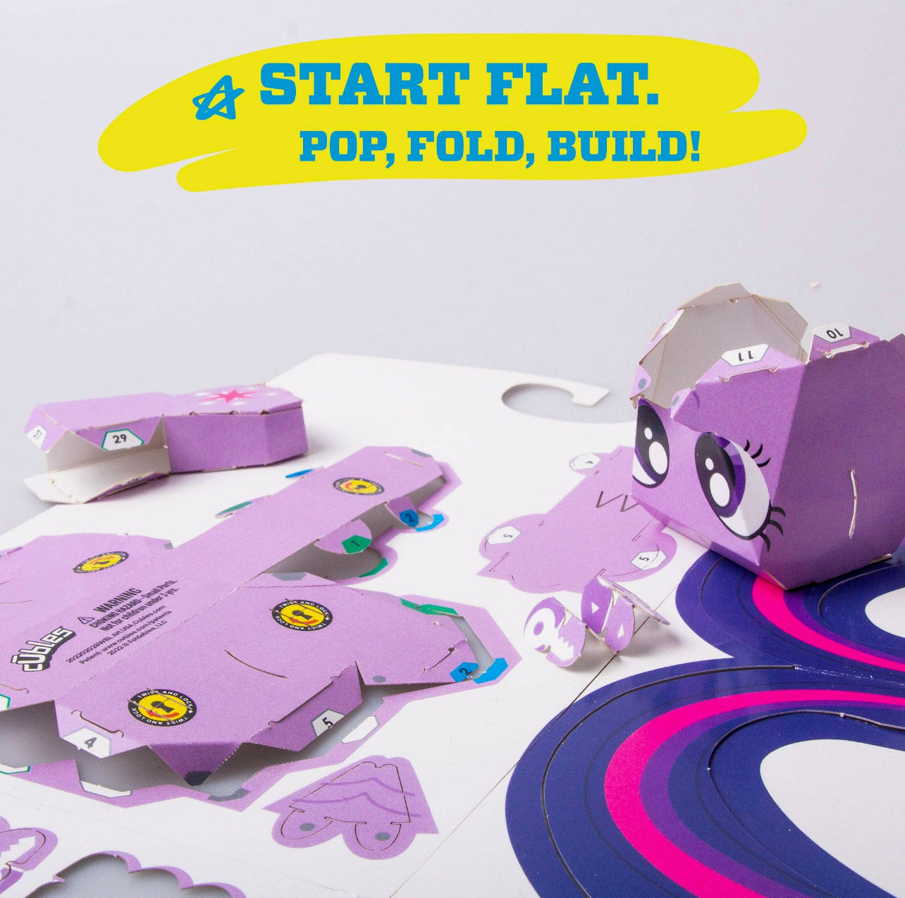 CUBLES My Little Pony Series 1 TWILIGHT SPARKLE 3D Paperboard Constructable