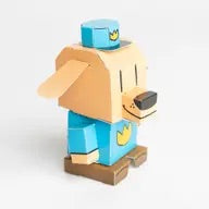 CUBLES Dog Man 3D Paperboard Constructable